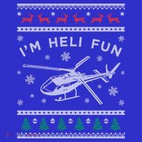 Helicopter Ugly Christmas Great Gift Fun Xmas Heli Gift Baby Bodysuit thumb 2