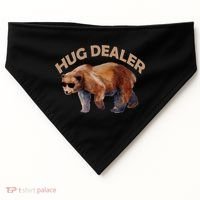 Hug Dealer Gangster Bear USA-Made Doggie Bandana thumb 0