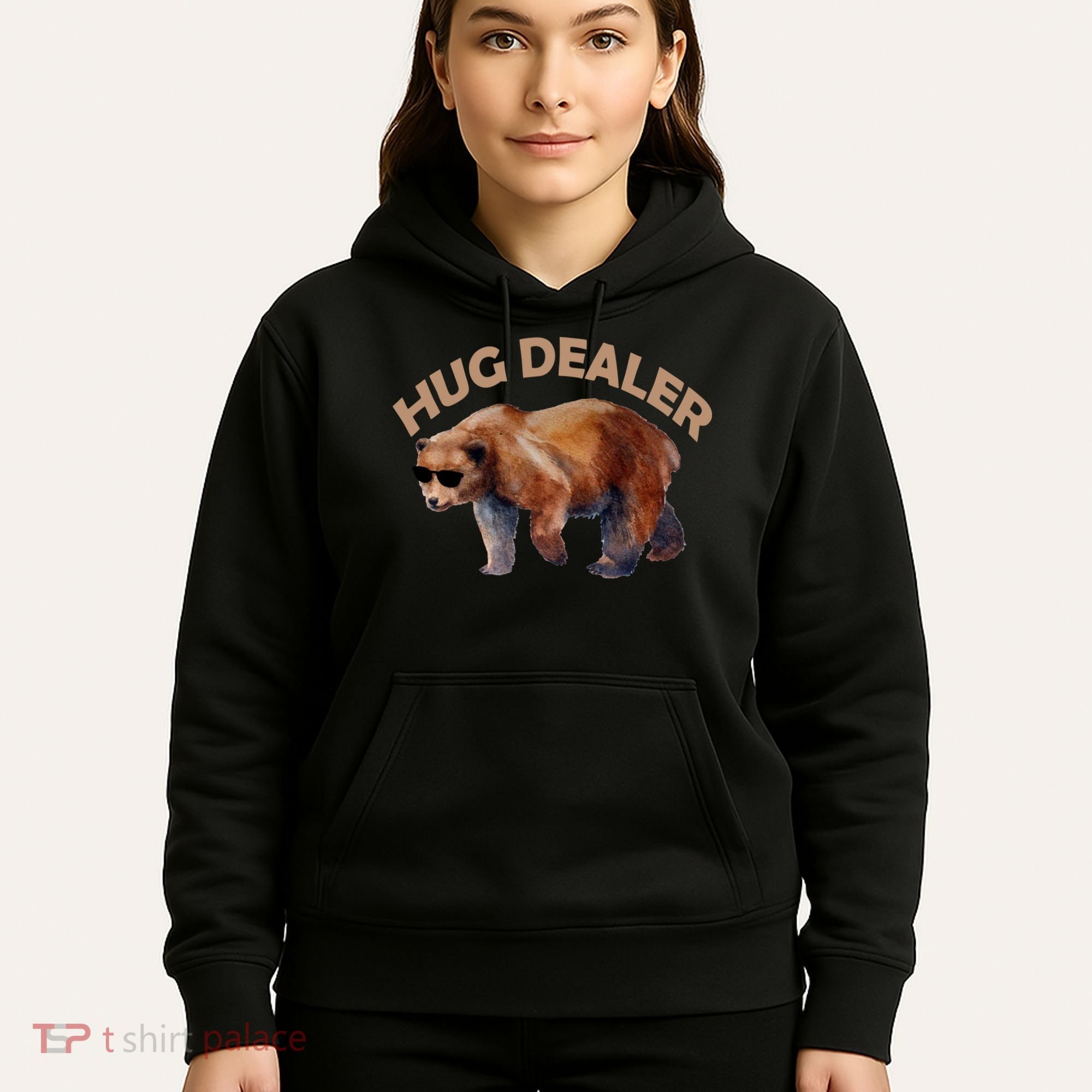 Hug Dealer Gangster Bear Hoodie