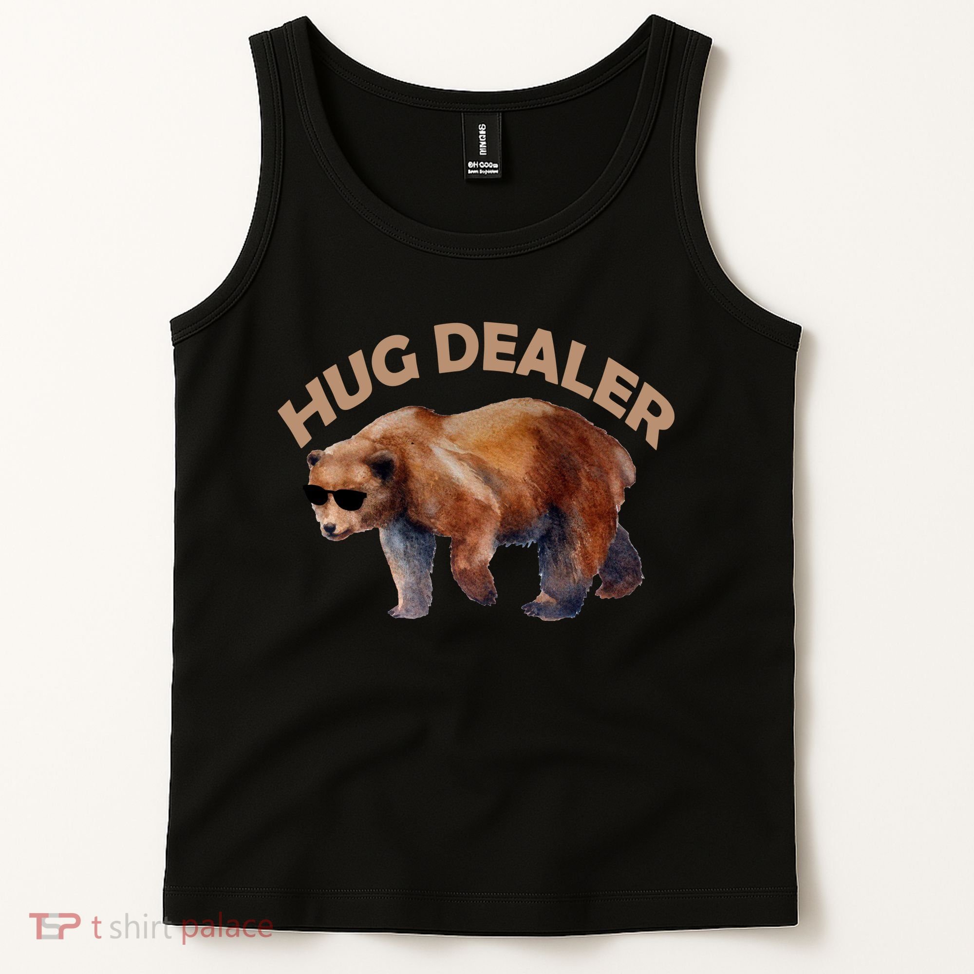 Hug Dealer Gangster Bear Tank Top