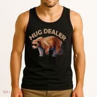 Hug Dealer Gangster Bear Tank Top thumb 3