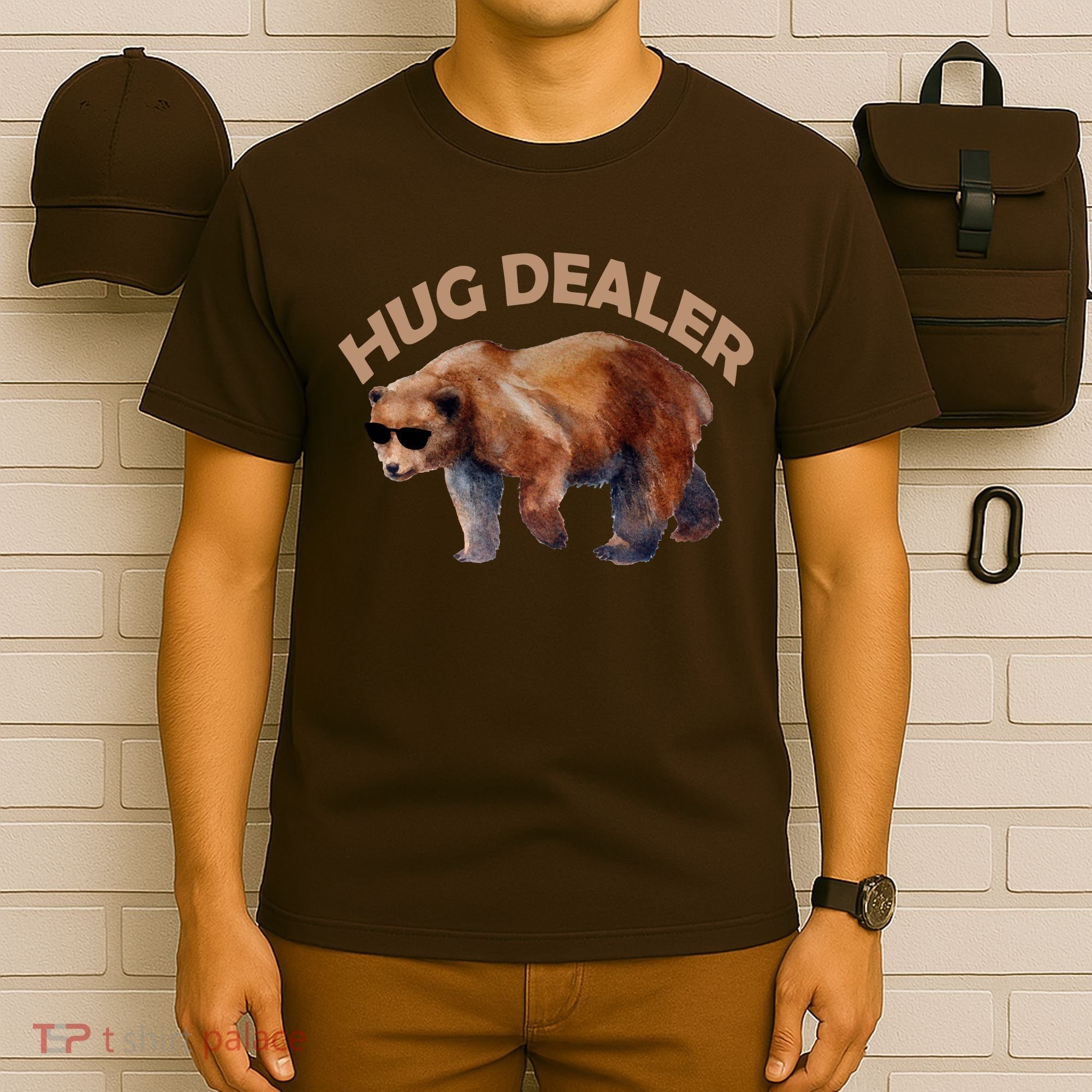 Hug Dealer Gangster Bear T-Shirt