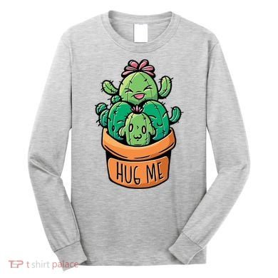 Hug Me Cactus Long Sleeve Shirt