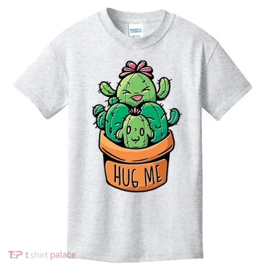 Hug Me Cactus Kids T-Shirt