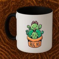 Hug Me Cactus Coffee Mug thumb 2