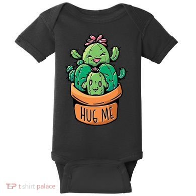 Hug Me Cactus Baby Bodysuit