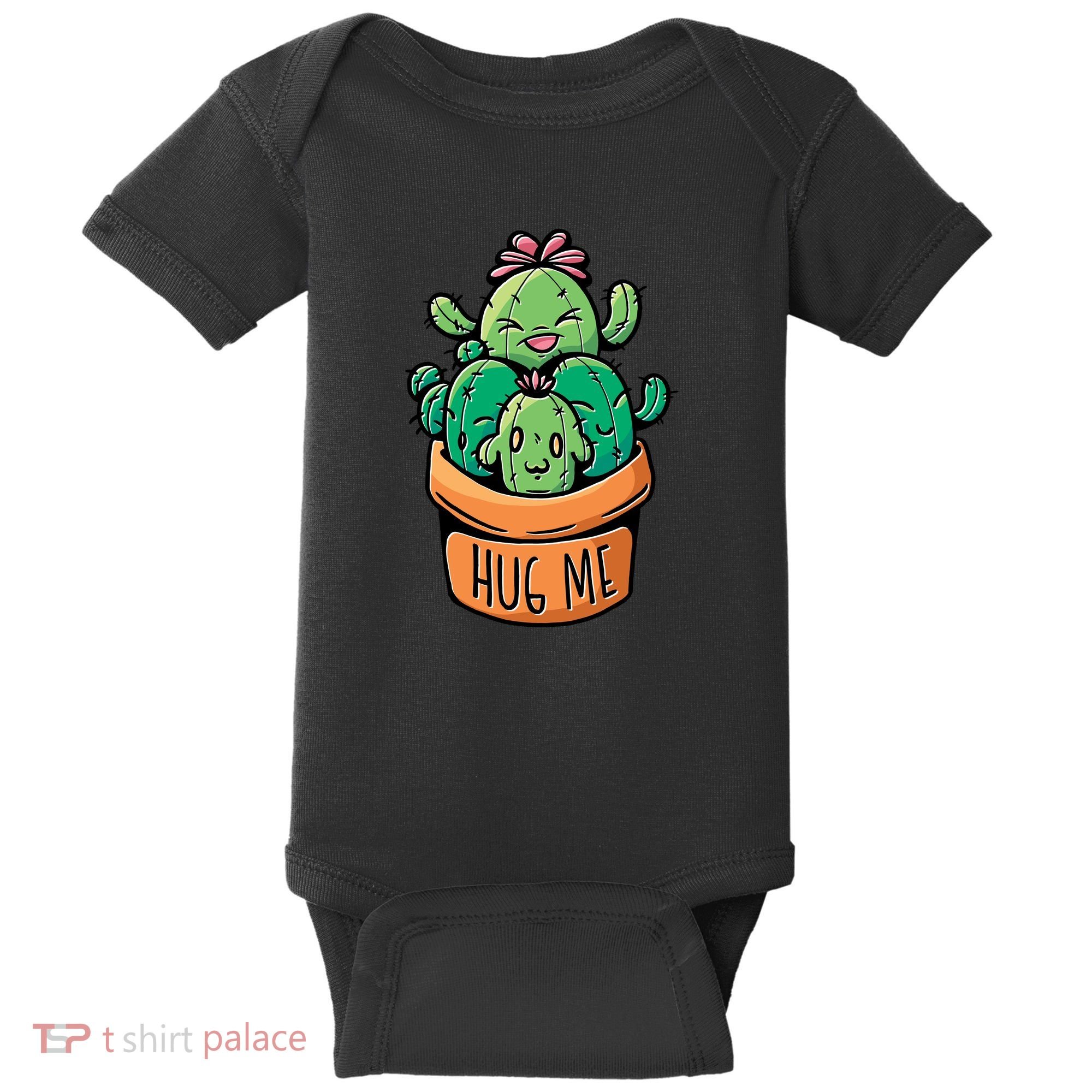 Hug Me Cactus Baby Bodysuit