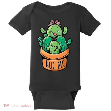 Hug Me Cactus Baby Bodysuit