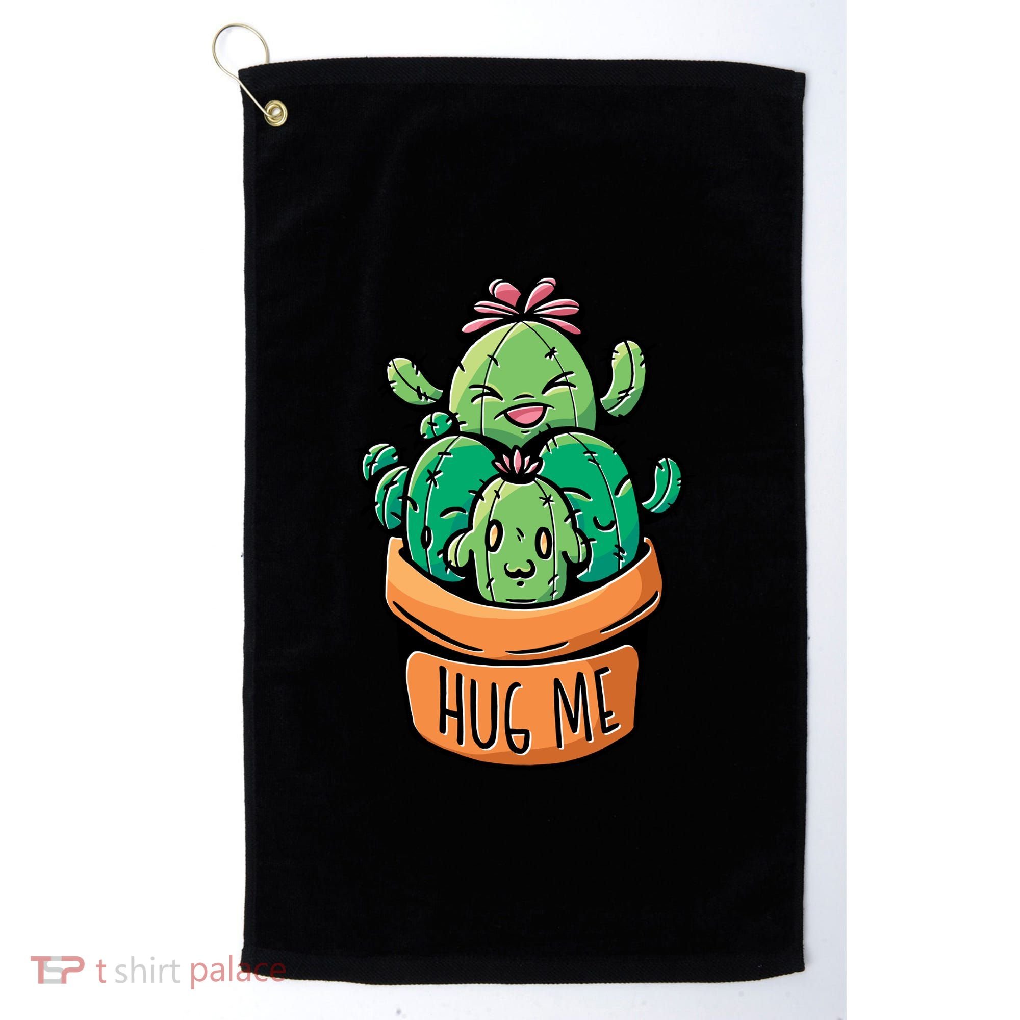 Hug Me Cactus Golf Towel