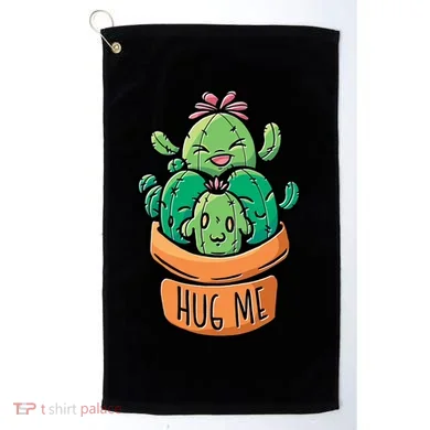 Hug Me Cactus Golf Towel