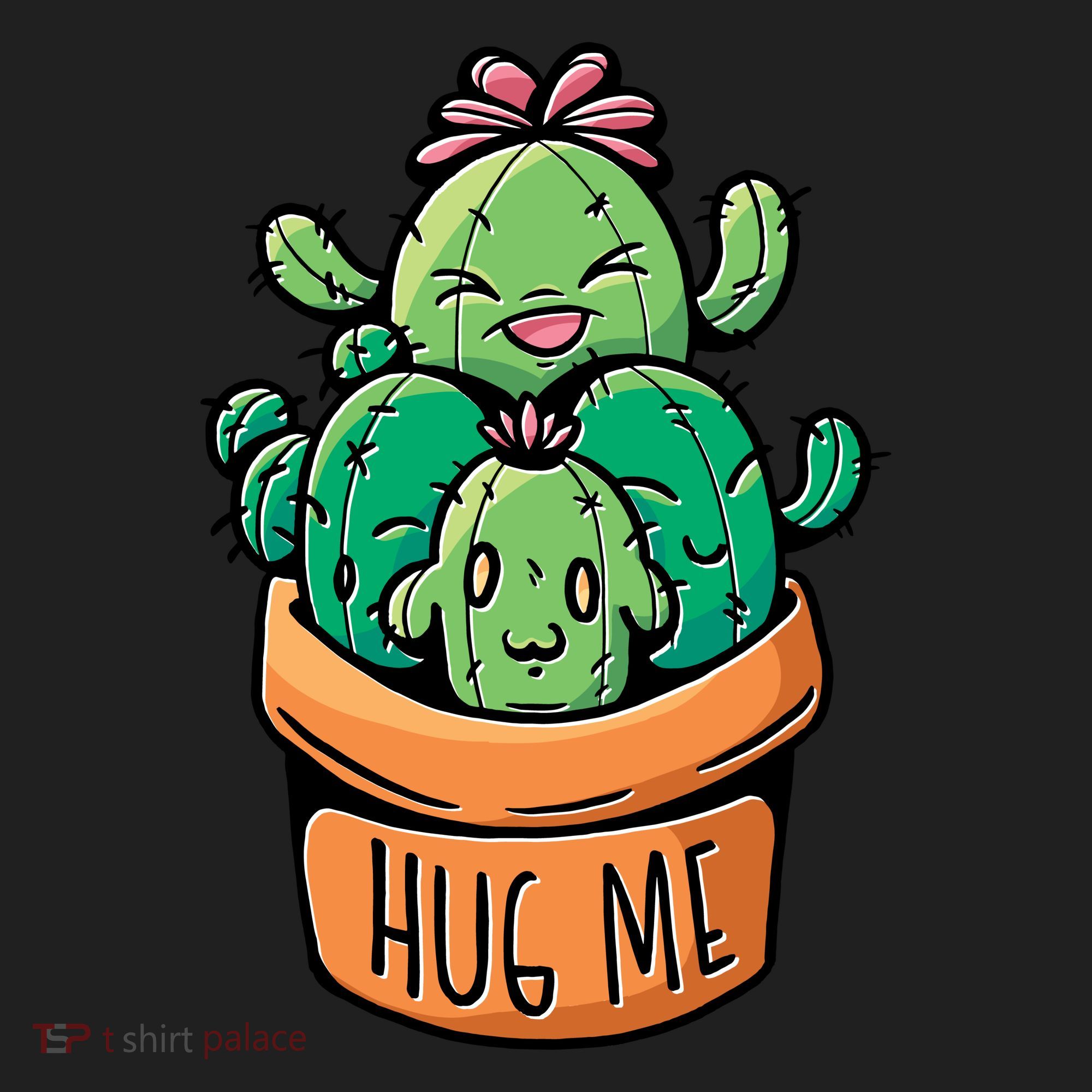 Hug Me Cactus Golf Towel