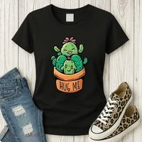 Hug Me Cactus Women's T-Shirt thumb 3