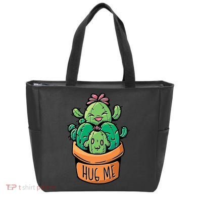 Hug Me Cactus Tote Bag