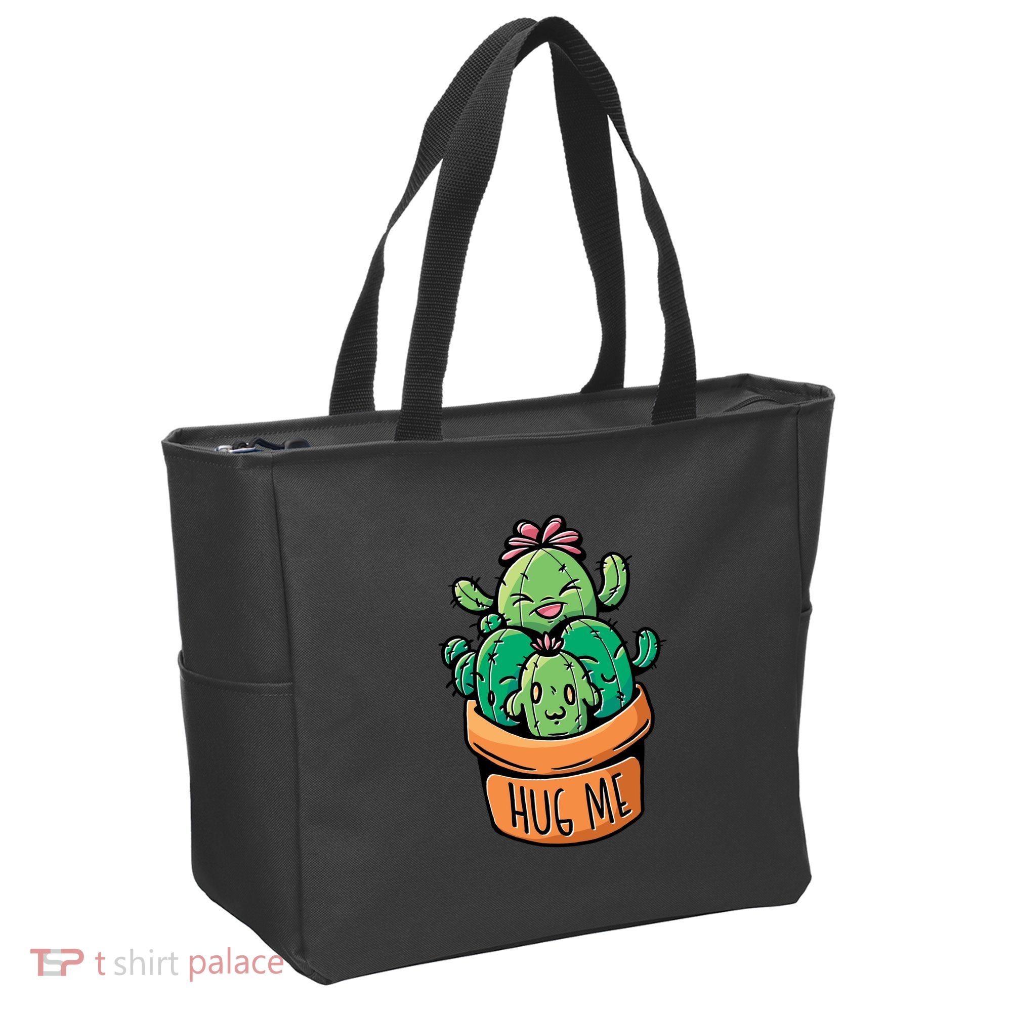 Hug Me Cactus Tote Bag