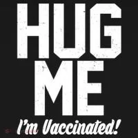 Hug Me I'm Vaccinated!  Doggie Tank thumb 4
