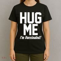Hug Me I'm Vaccinated!  T-Shirt thumb 4