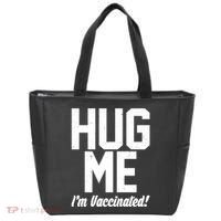 Hug Me I'm Vaccinated!  Tote Bag thumb 0