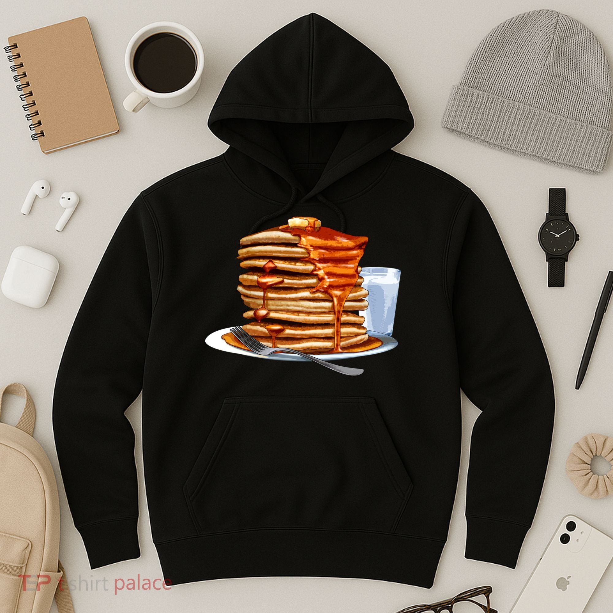 Huge Pancake Stack Hoodie