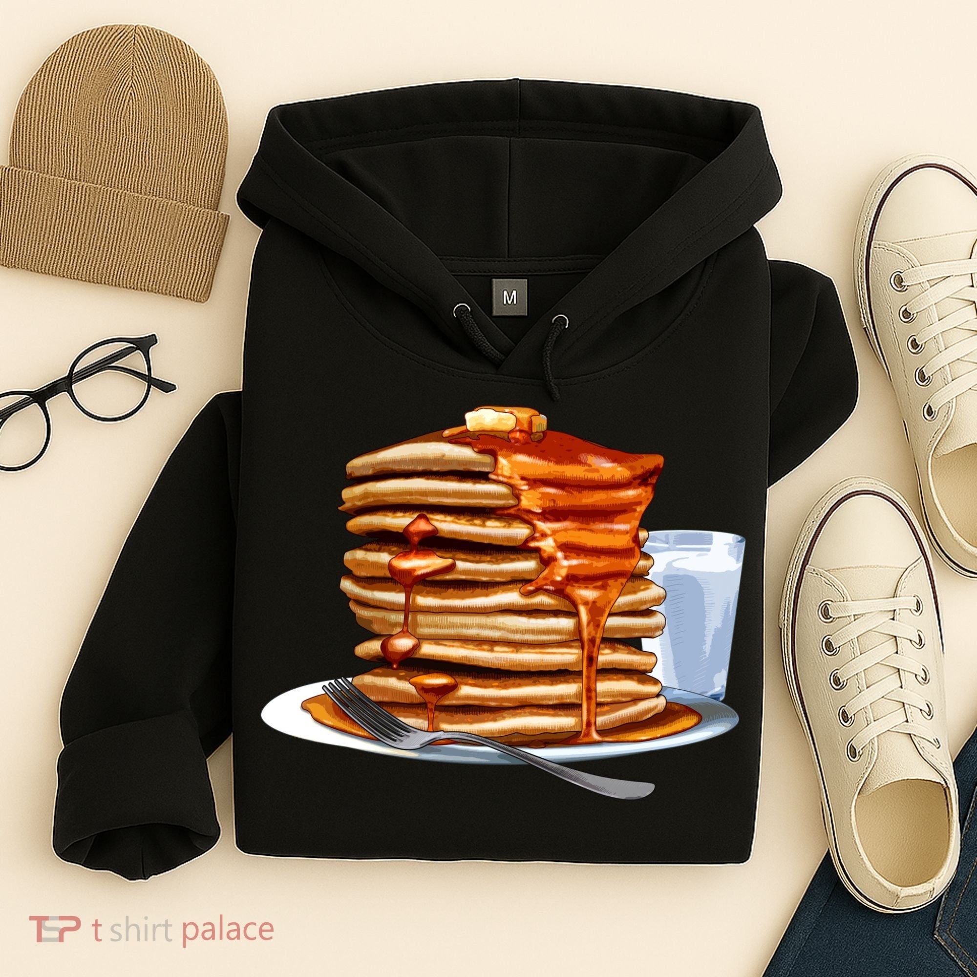 Huge Pancake Stack Hoodie