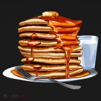 Huge Pancake Stack Mousepad thumb 1