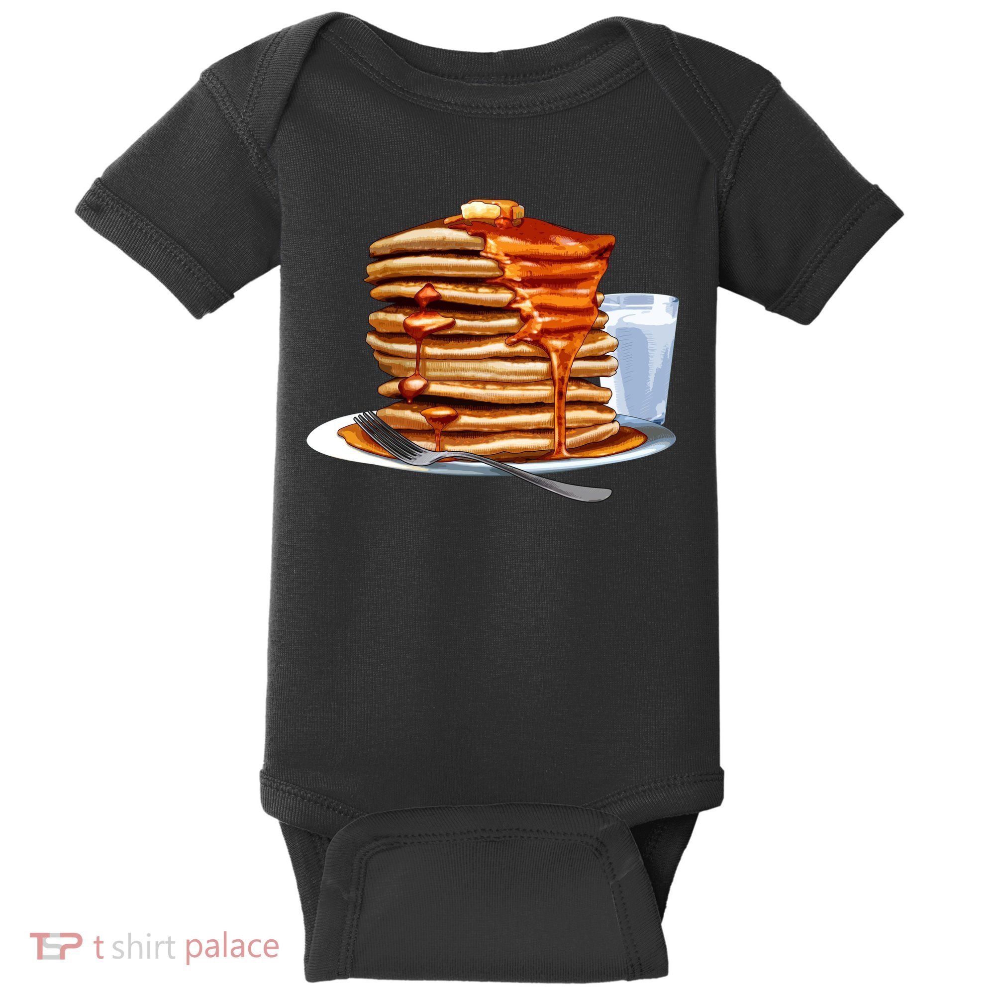 Huge Pancake Stack Baby Bodysuit