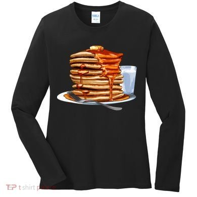 Huge Pancake Stack Women's Long Sleeve Shirt