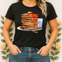 Huge Pancake Stack Women's T-Shirt thumb 2