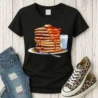 Huge Pancake Stack Women's T-Shirt thumb 3
