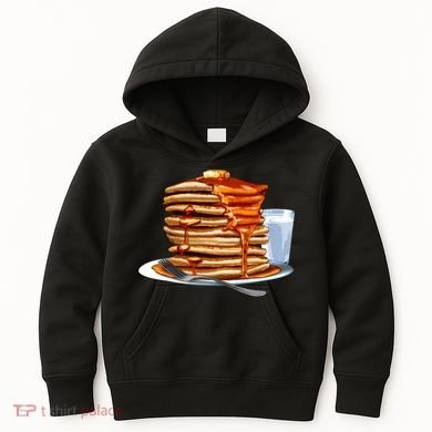Huge Pancake Stack Kids Hoodie