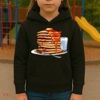 Huge Pancake Stack Kids Hoodie thumb 3