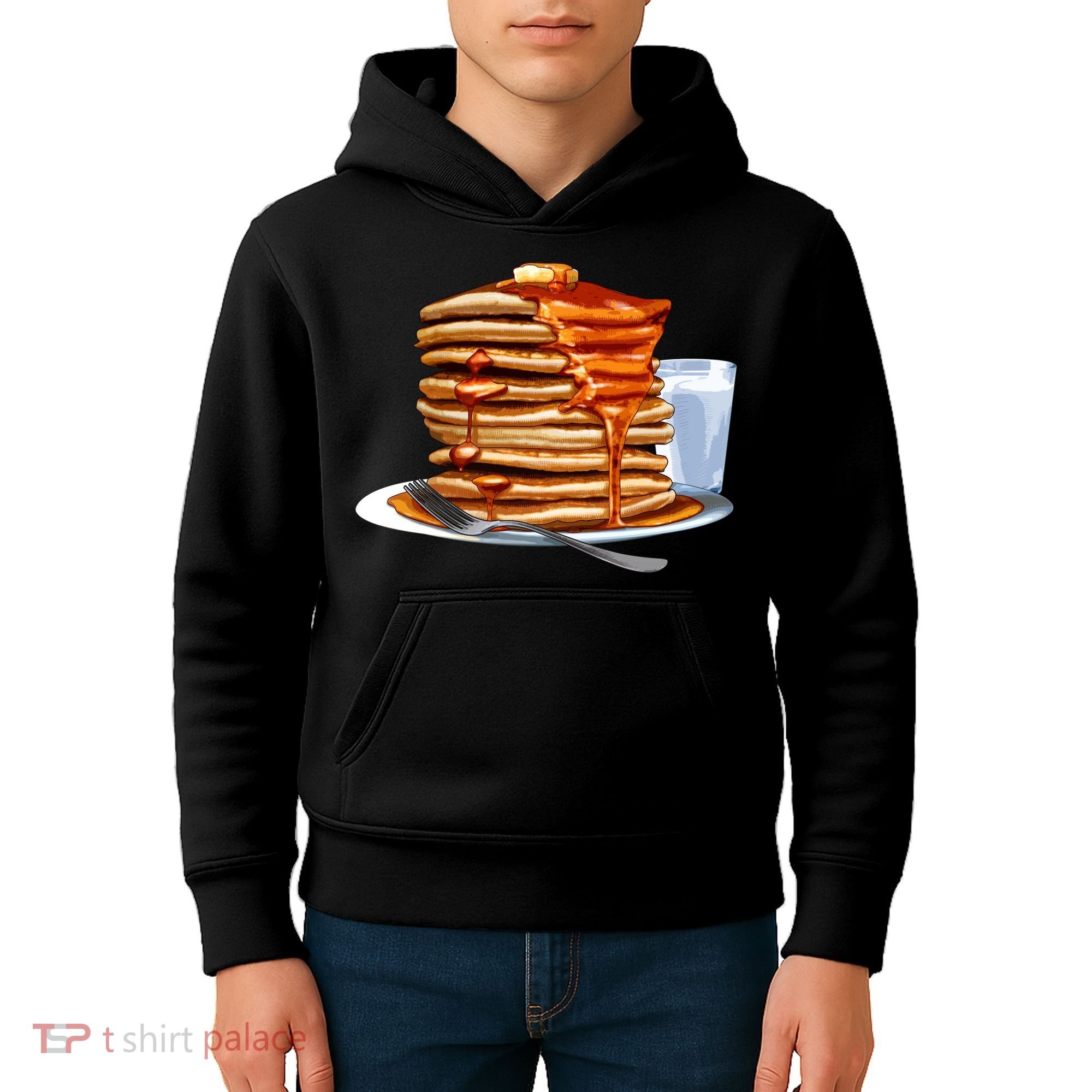Huge Pancake Stack Kids Hoodie