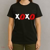 Hugs and Kisses XOXO Valentine's Day T-Shirt thumb 4