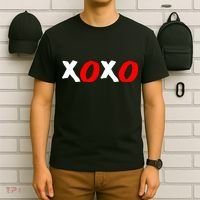 Hugs and Kisses XOXO Valentine's Day T-Shirt thumb 6