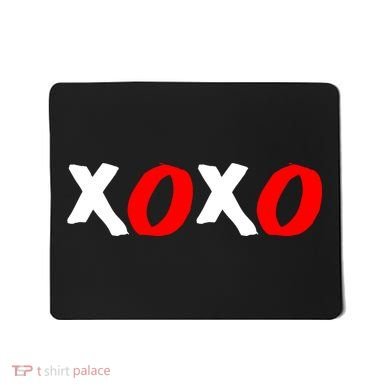 Hugs and Kisses XOXO Valentine's Day Mousepad
