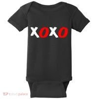 Hugs and Kisses XOXO Valentine's Day Baby Bodysuit thumb 0