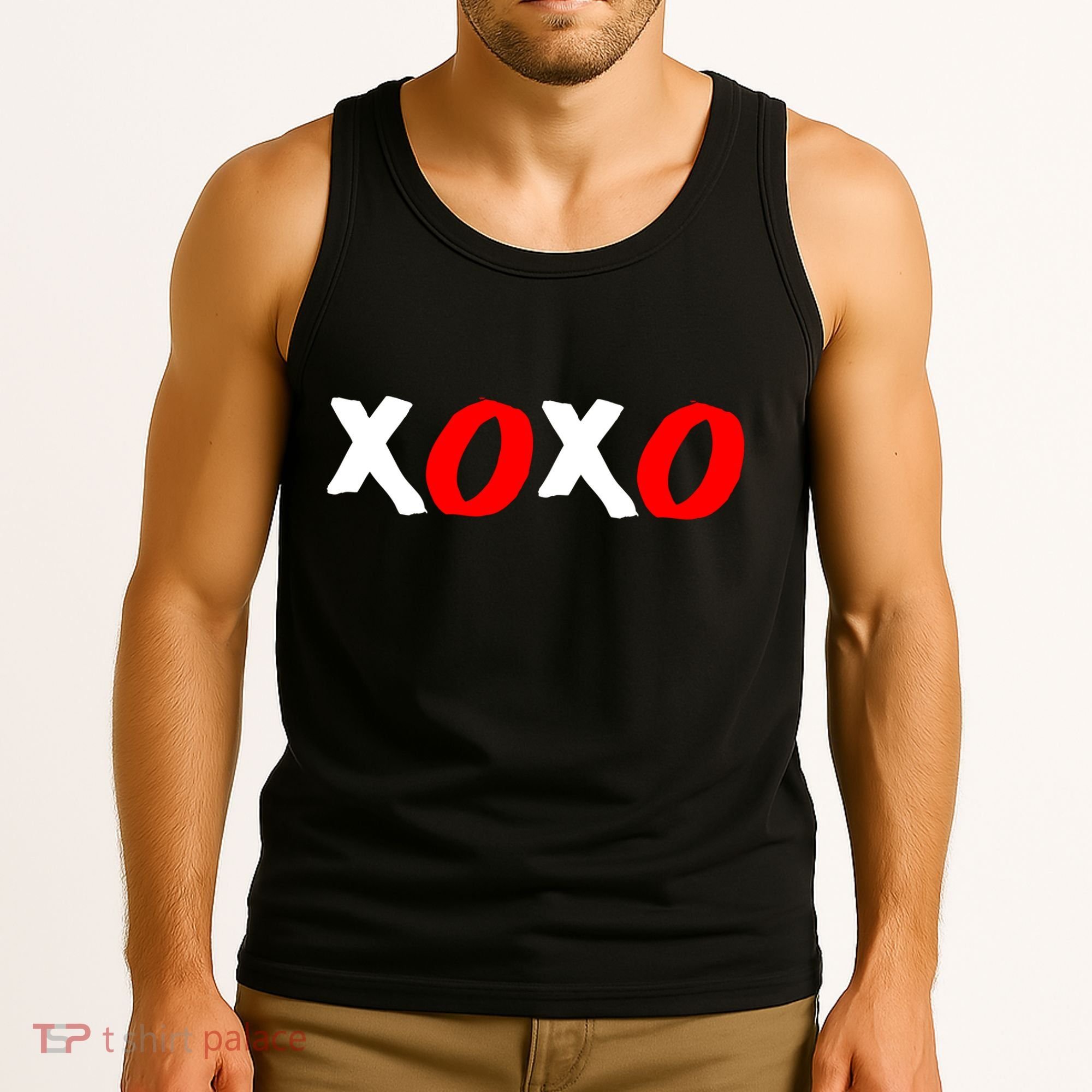 Hugs and Kisses XOXO Valentine's Day Tank Top