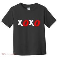 Hugs and Kisses XOXO Valentine's Day Toddler T-Shirt thumb 0