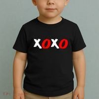 Hugs and Kisses XOXO Valentine's Day Toddler T-Shirt thumb 2