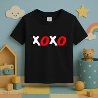 Hugs and Kisses XOXO Valentine's Day Toddler T-Shirt thumb 3