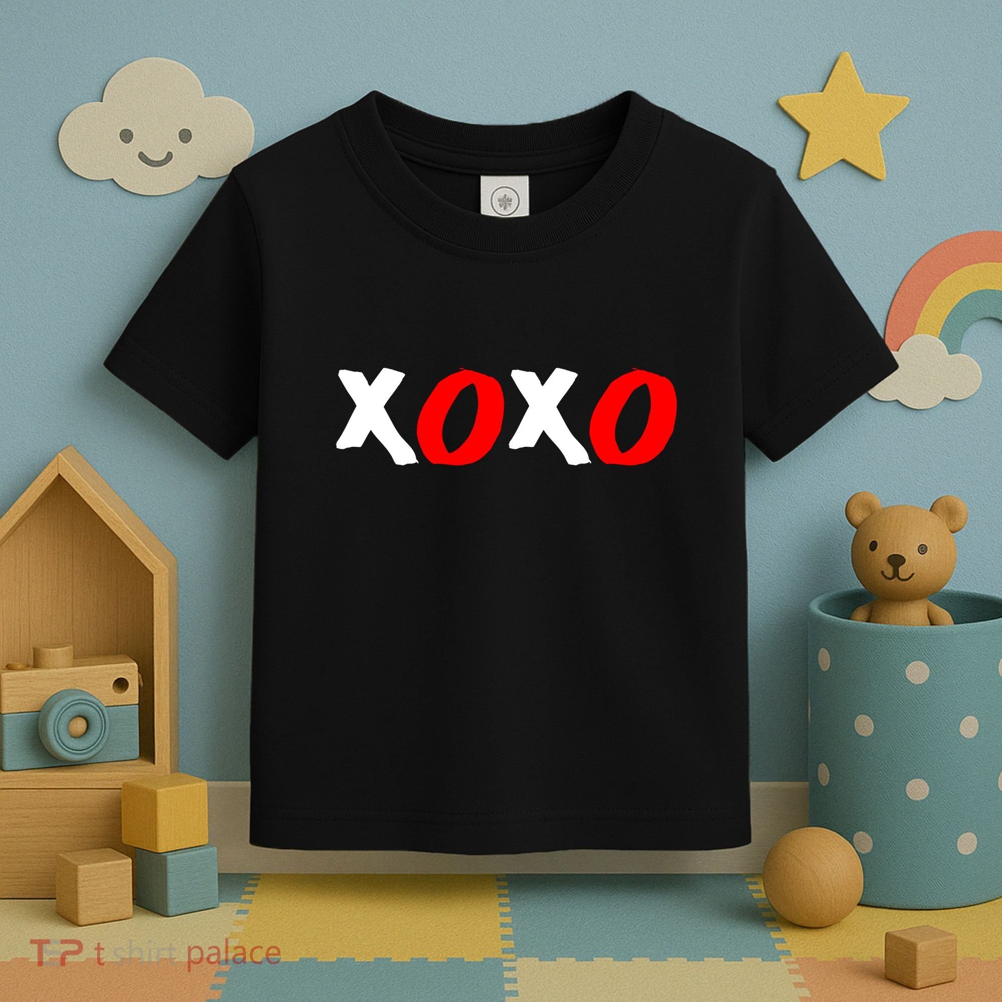Hugs and Kisses XOXO Valentine's Day Toddler T-Shirt