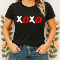 Hugs and Kisses XOXO Valentine's Day Women's T-Shirt thumb 2