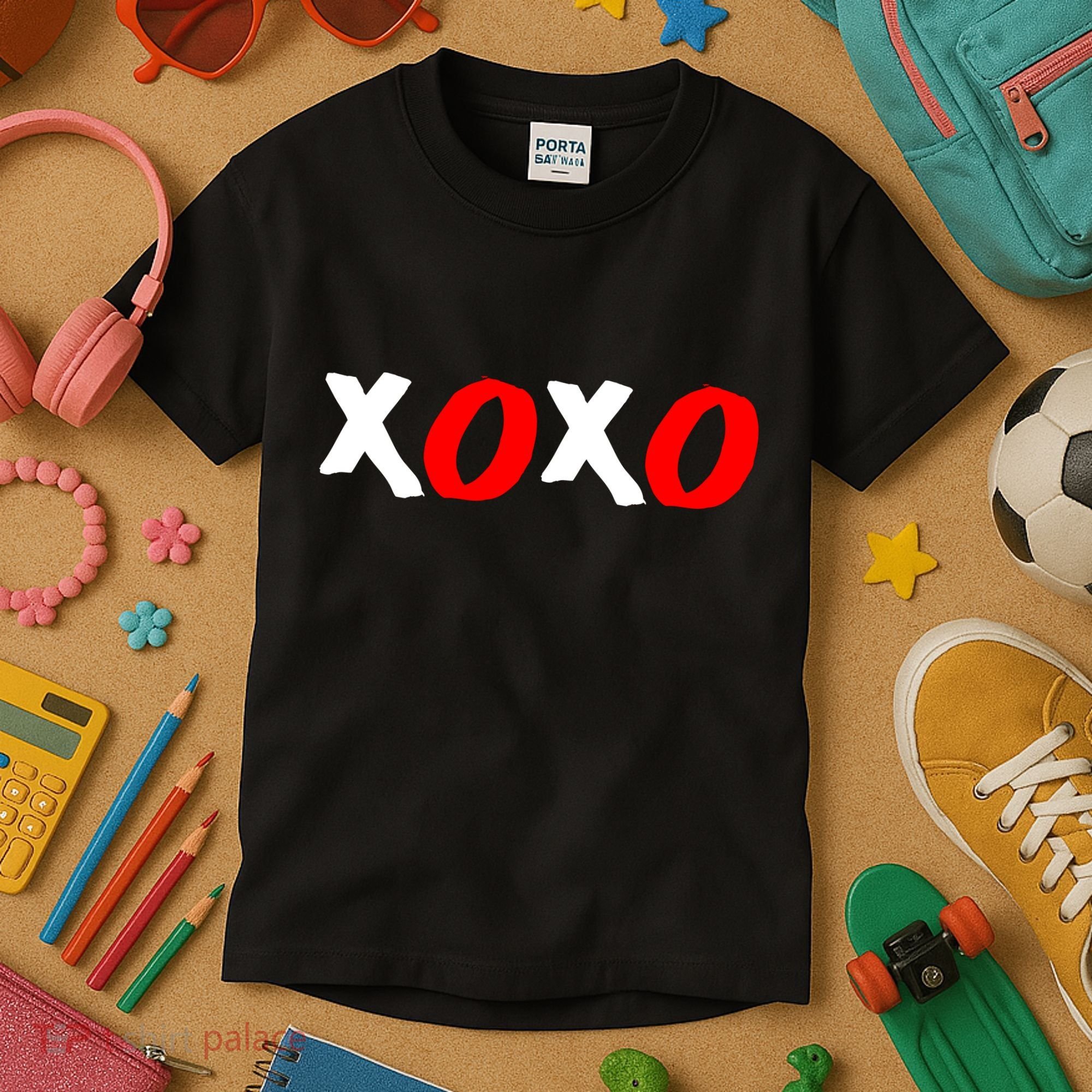 Hugs and Kisses XOXO Valentine's Day Kids T-Shirt