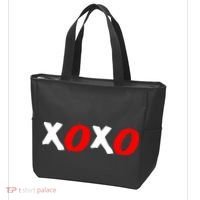 Hugs and Kisses XOXO Valentine's Day Tote Bag thumb 3