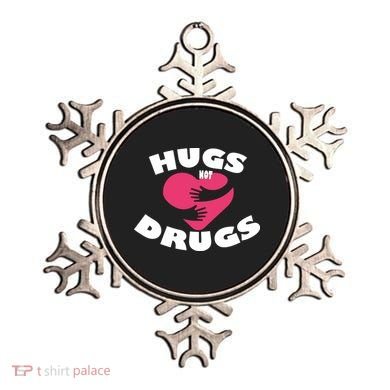 Hugs Not Drugs Ornament