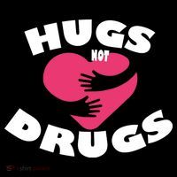 Hugs Not Drugs Ornament thumb 1