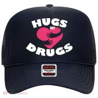Hugs Not Drugs Hat thumb 0