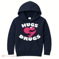 Hugs Not Drugs Kids Hoodie thumb 0