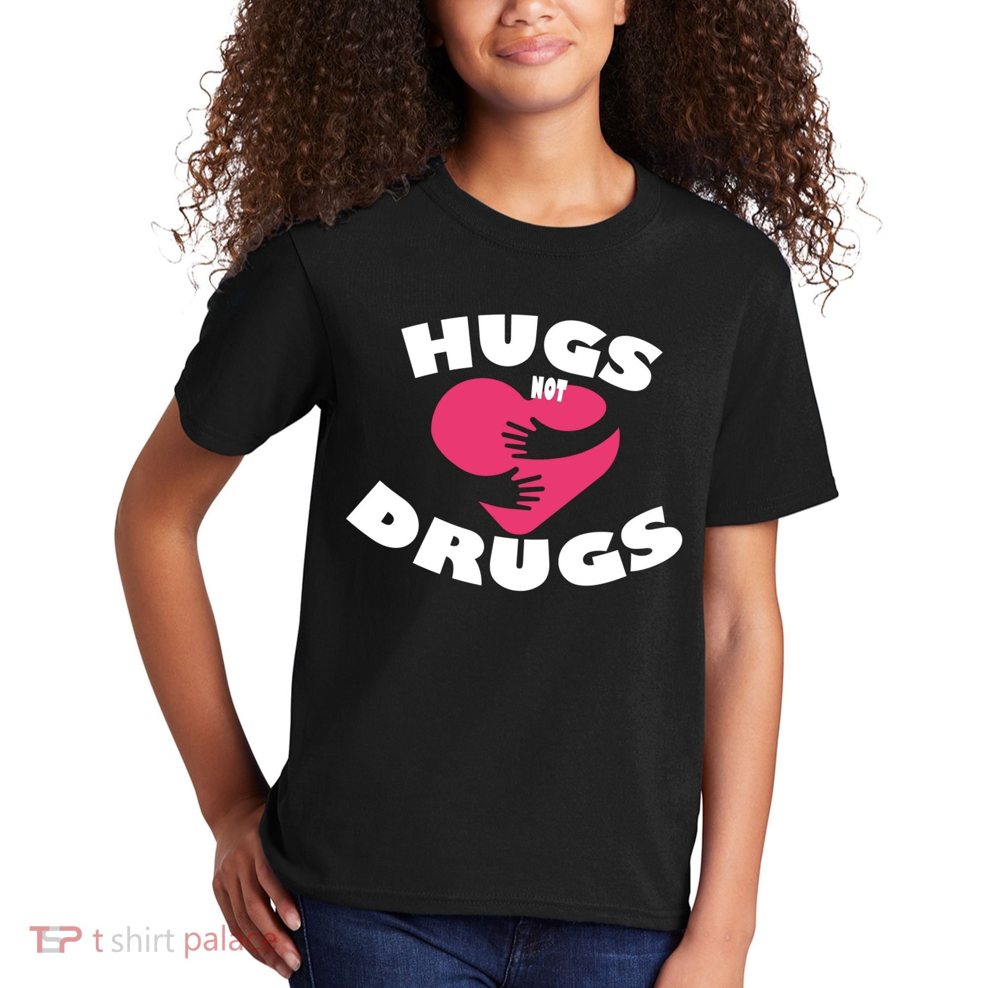 Hugs Not Drugs Kids T-Shirt