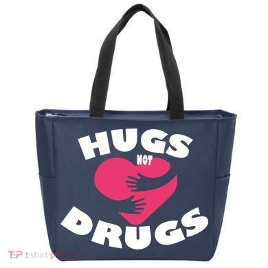 Hugs Not Drugs Tote Bag