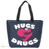 Hugs Not Drugs Tote Bag thumb 0
